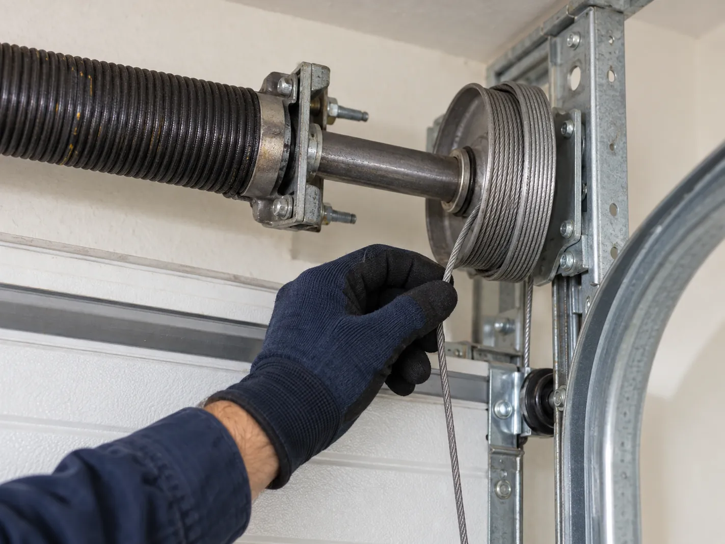 Garage door cable and drum Selecting Smart Garage Door Solutions Built Around Your Unique Usage garage door repair Santa Fe TX