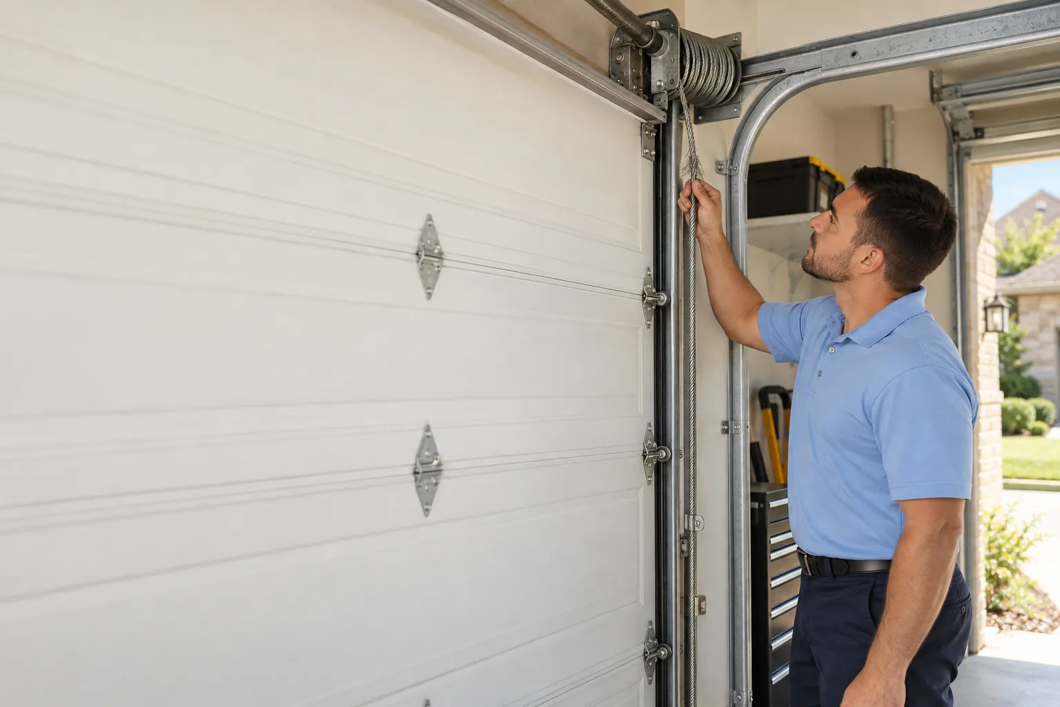 Garage Door Cable Repair Santa Fe TX professional garage door service