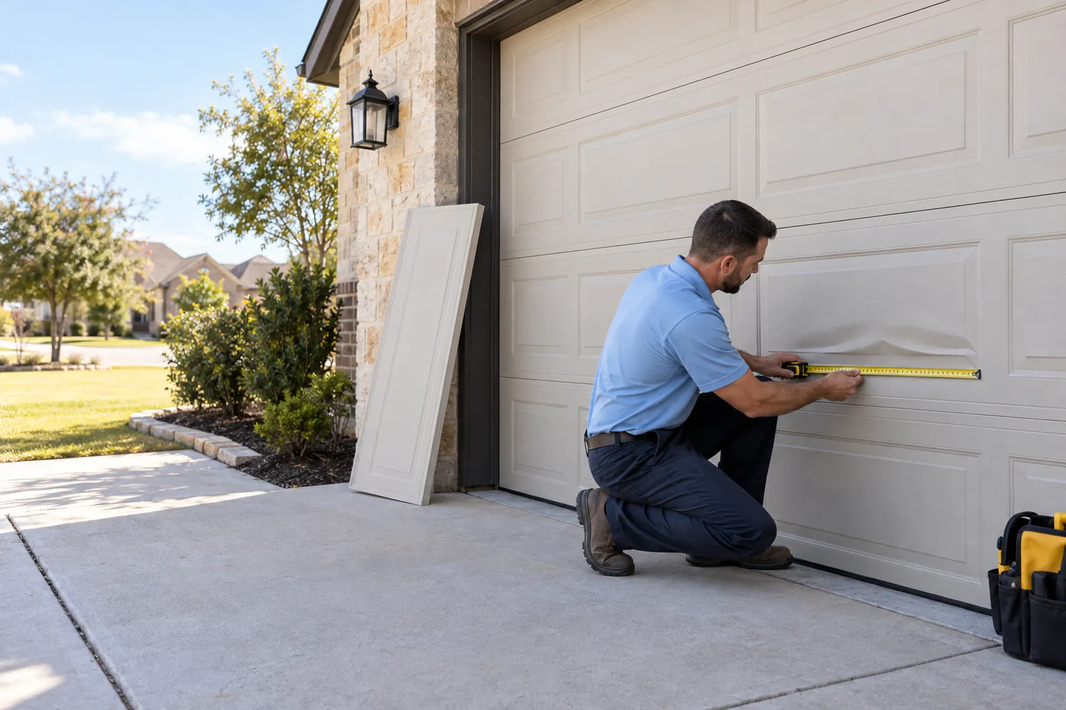 Garage Door Panel Repair Santa Fe TX professional garage door service