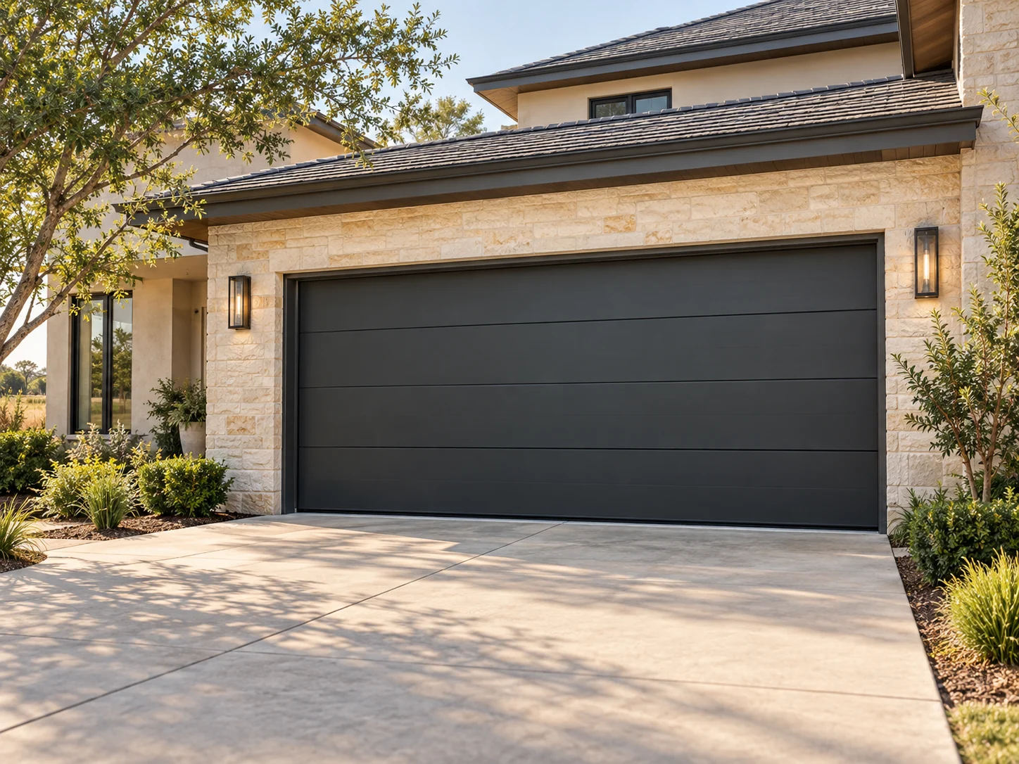 Modern residential garage door Tailored Systems for Every Overhead Barrier Challenge garage door repair Santa Fe TX